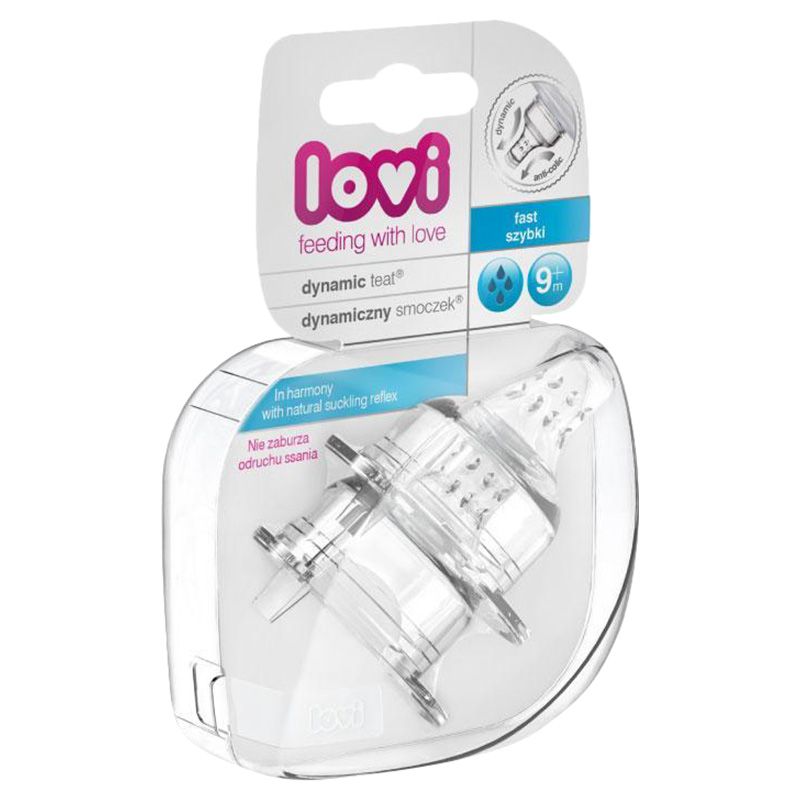 LOVI - Dynamic 2pcs Feeding Teat Fast