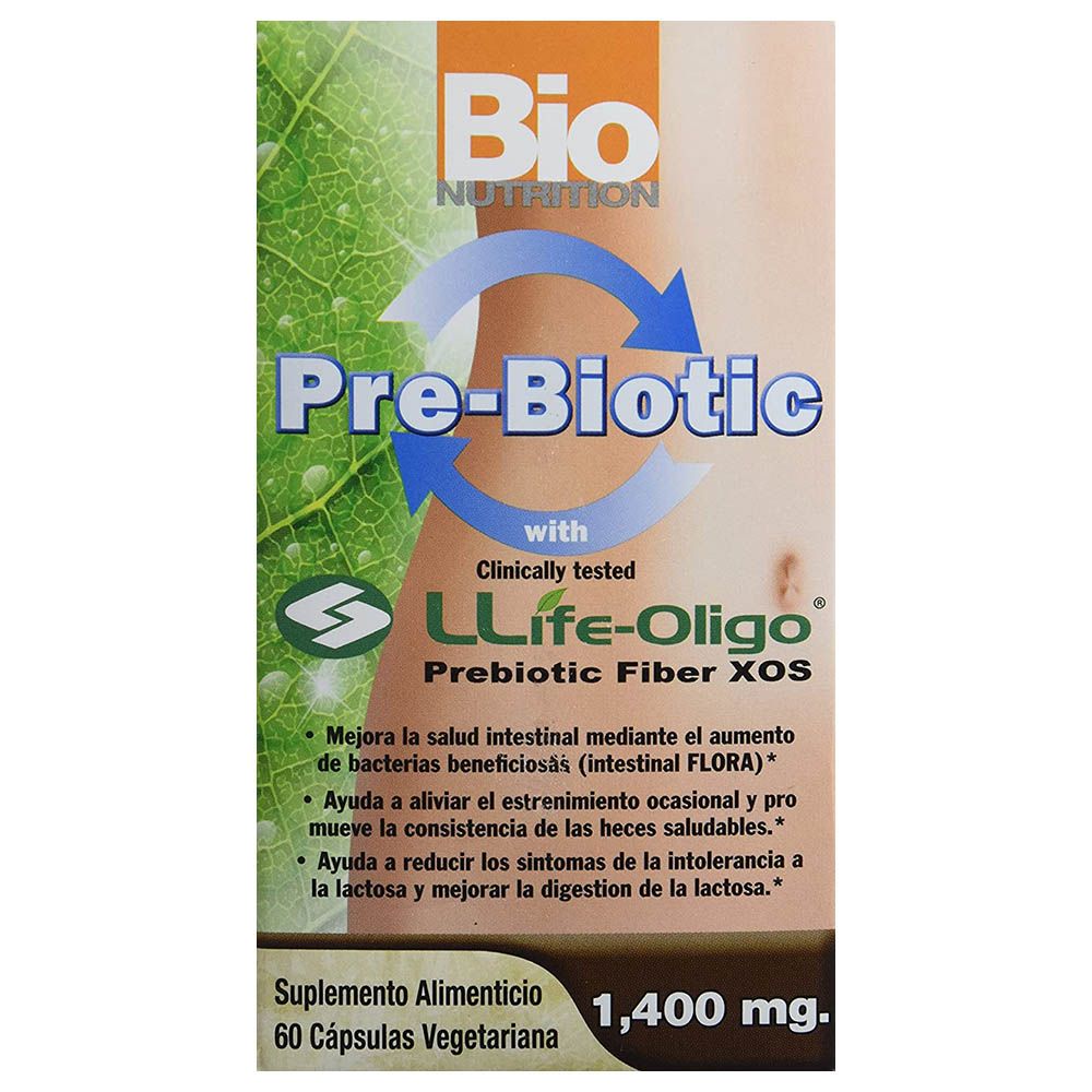 Bio Nutrition - Pre-Biotic 1400mg 60 Capsules