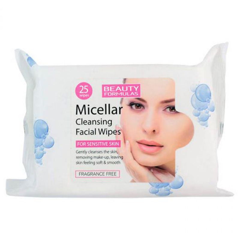 Beauty Formulas - Micellar Cleansing Facial Wipes 25's