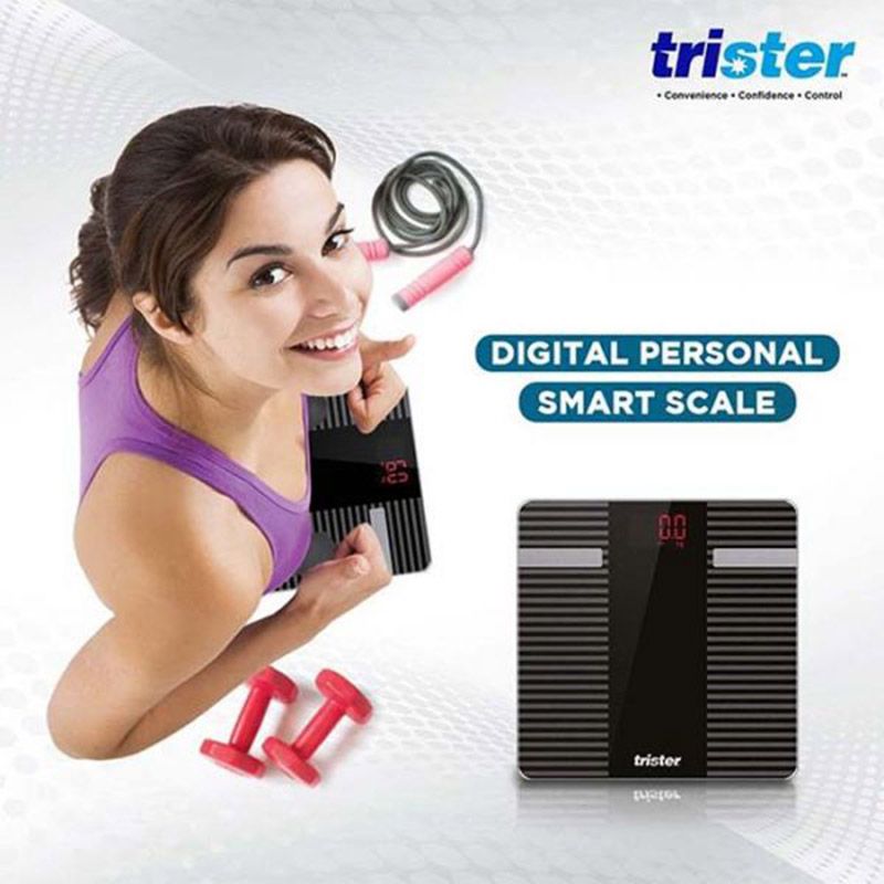 Trister - Smart Body Musc Bone BMI Scale - Black