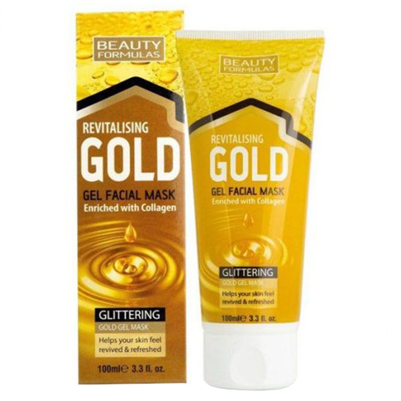 Beauty Formulas - Gold Revitalizing Gel Facial Mask 100ml