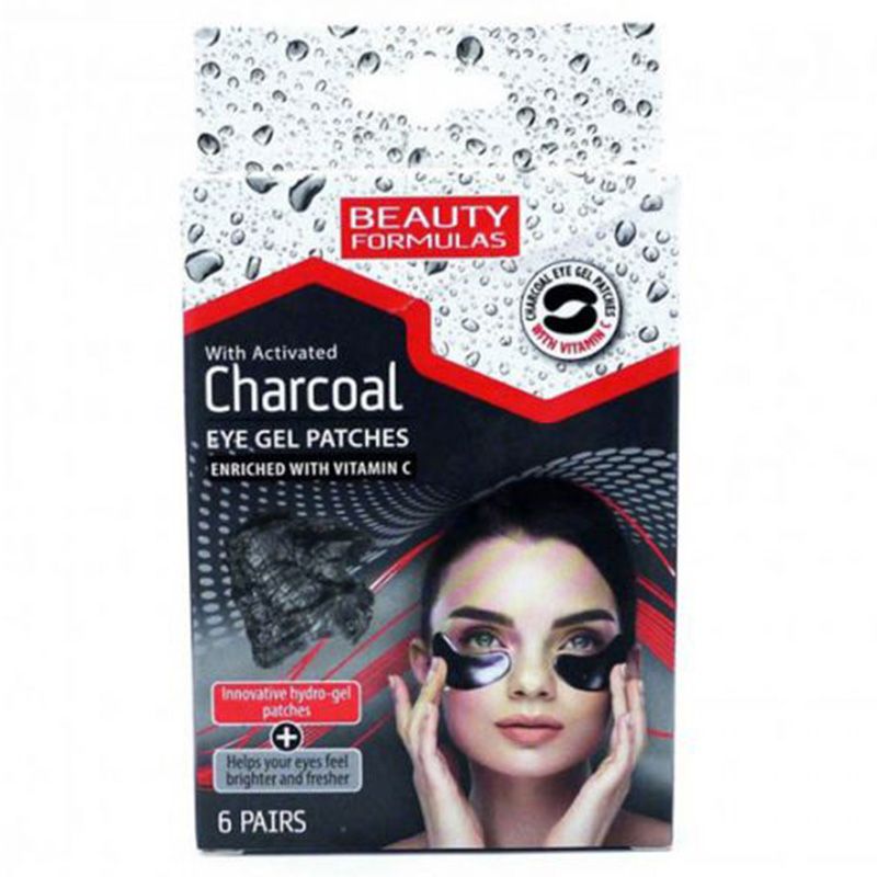 Beauty Formulas - Charcoal Eye Gel Patches 6's