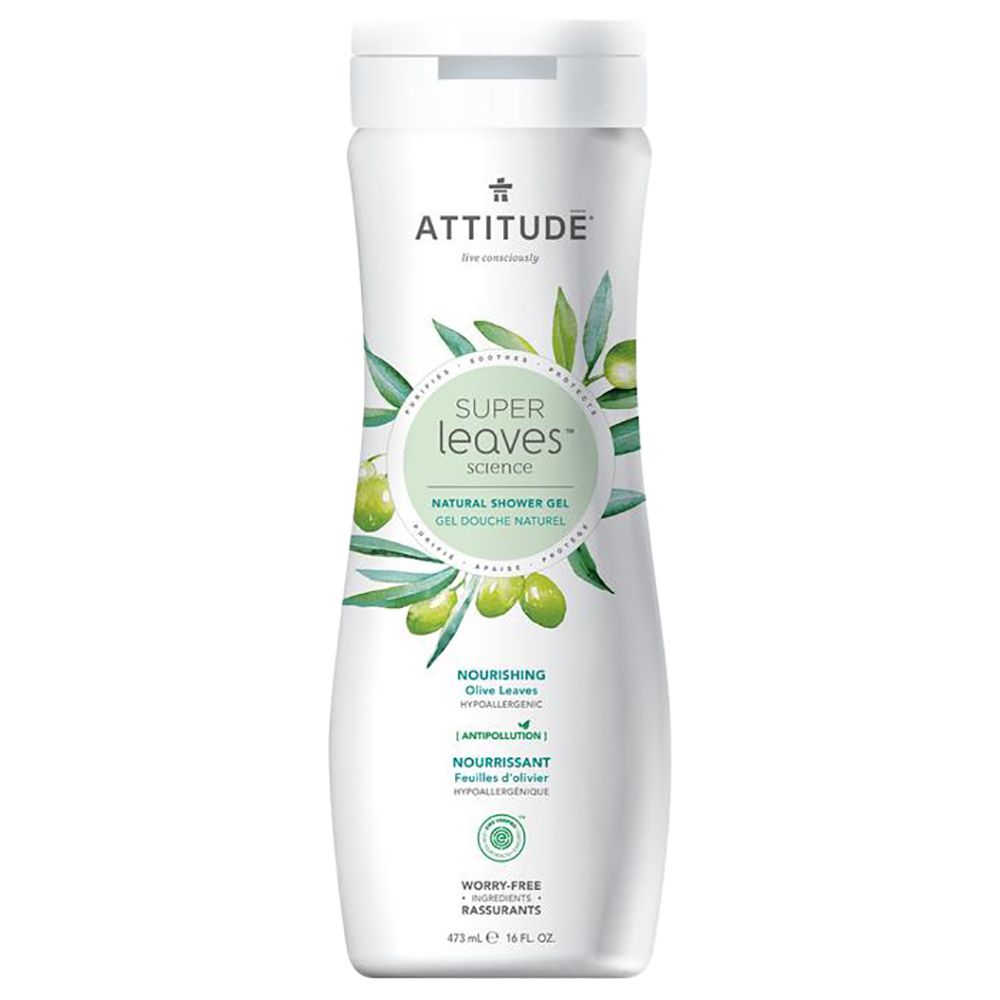 Attitude - Nourishing Shower Gel, Avocado Oil, 16oz