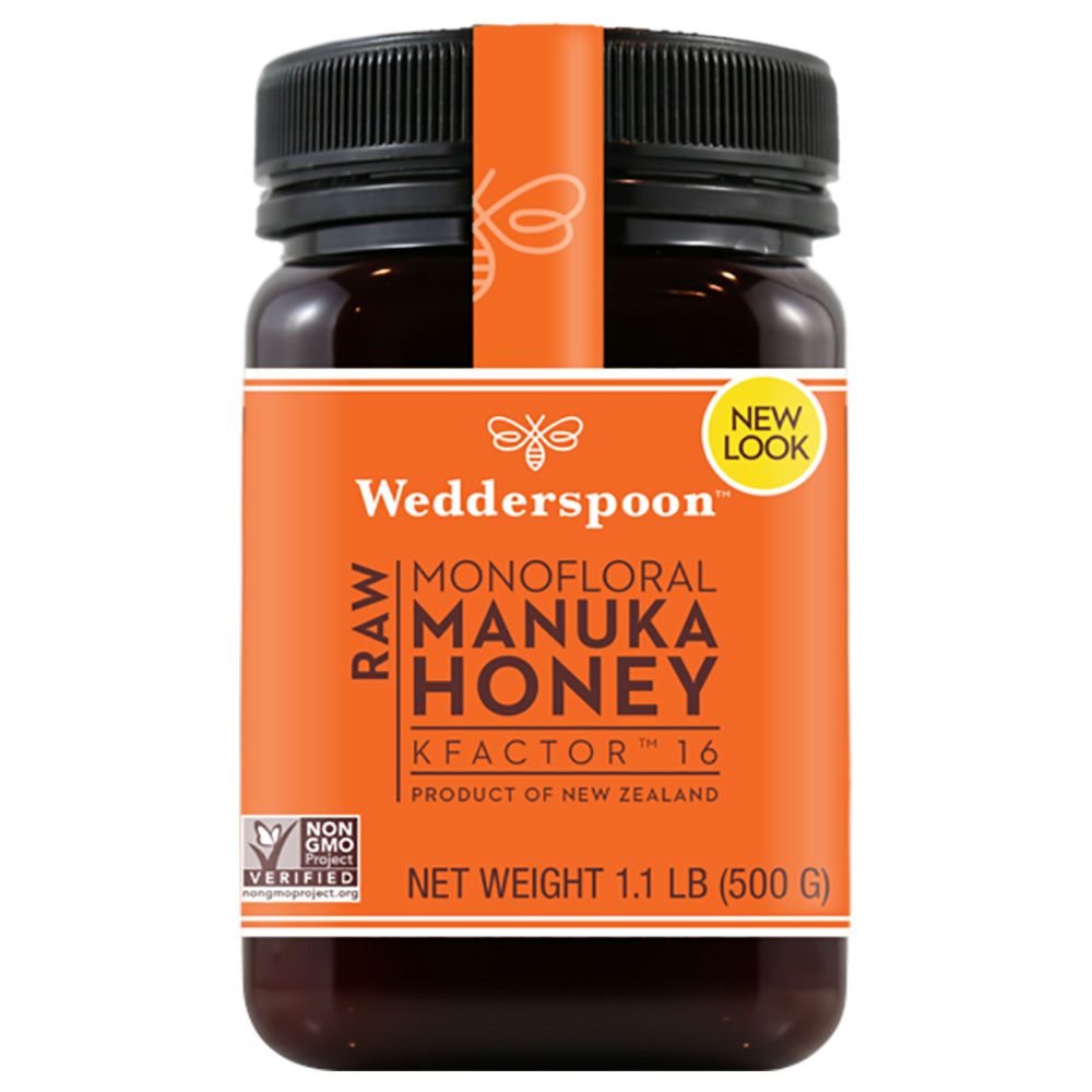 Wedderspoon - Raw Monofloral Manuka Honey K Factor 16 500g