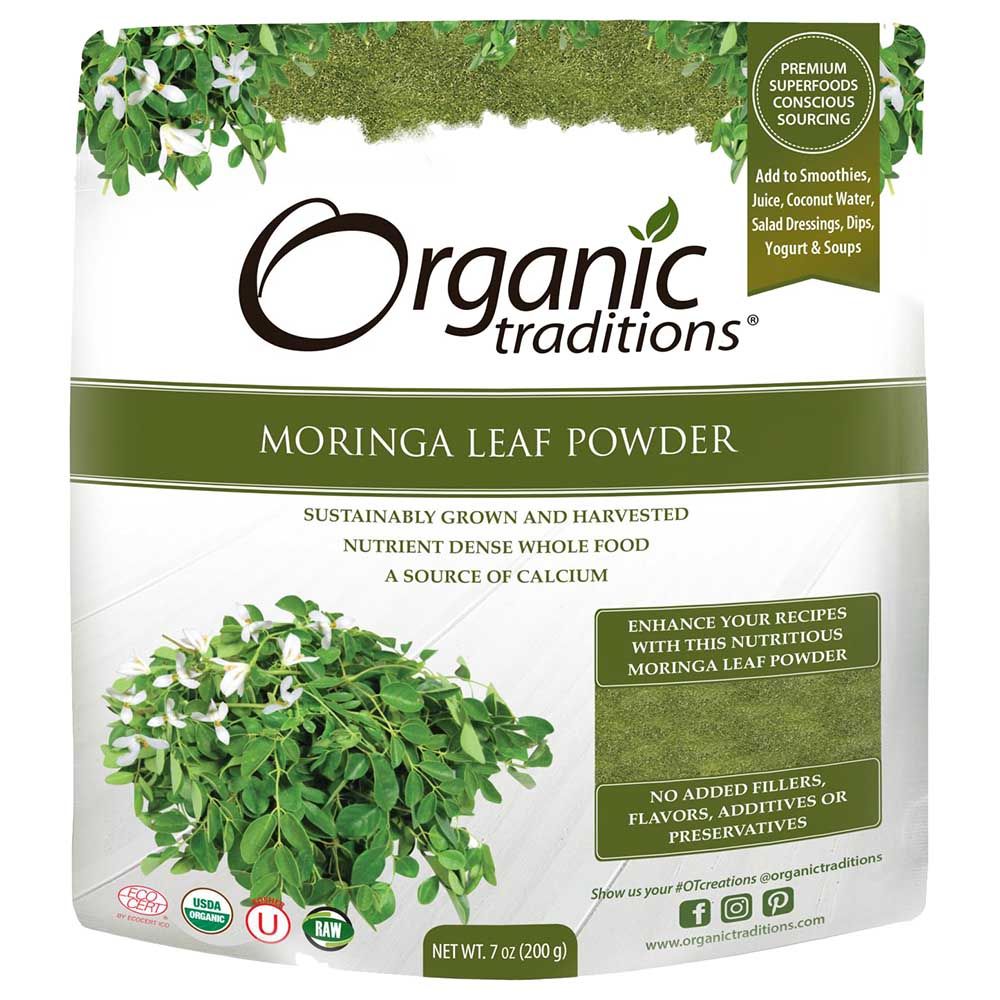 Organic Traditions Moringa Leaf Powder 200g