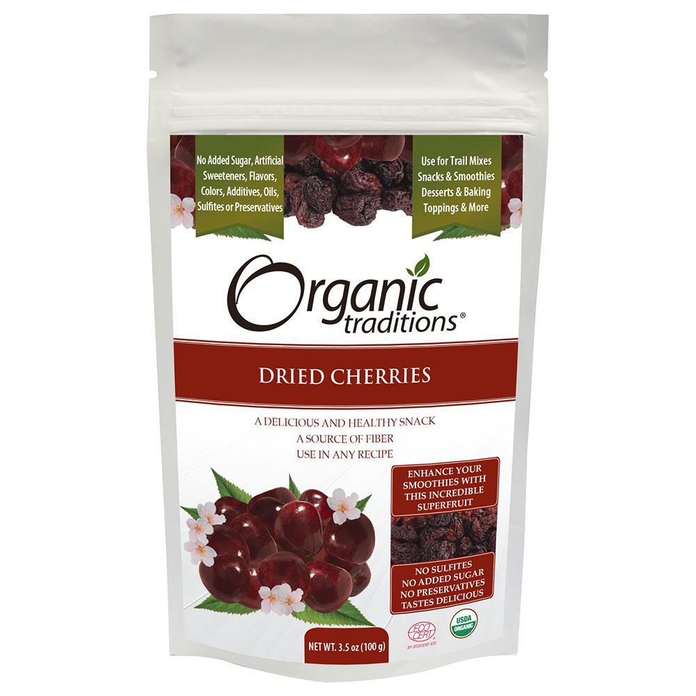 Organic Traditions Dried Cherries 100g