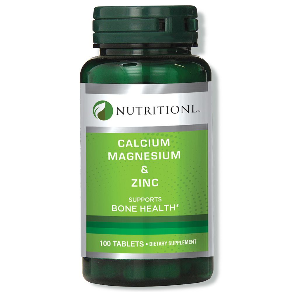 Nutritionl - Calcium Magnesium & Zinc 100 Tablets