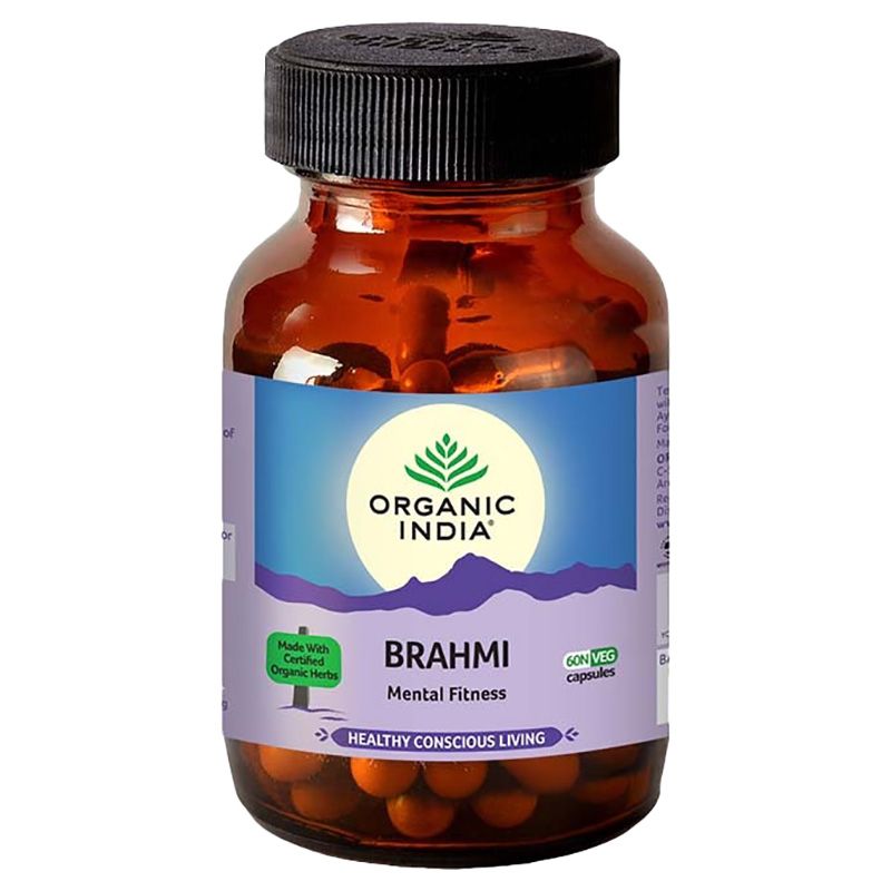 Organic India - Brahmi Brain & Nervous System Sprt - 90 Capsules 