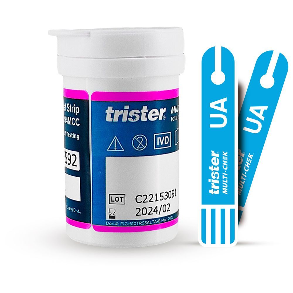 Trister - Multi Check Uric Acid Test Strip 25's