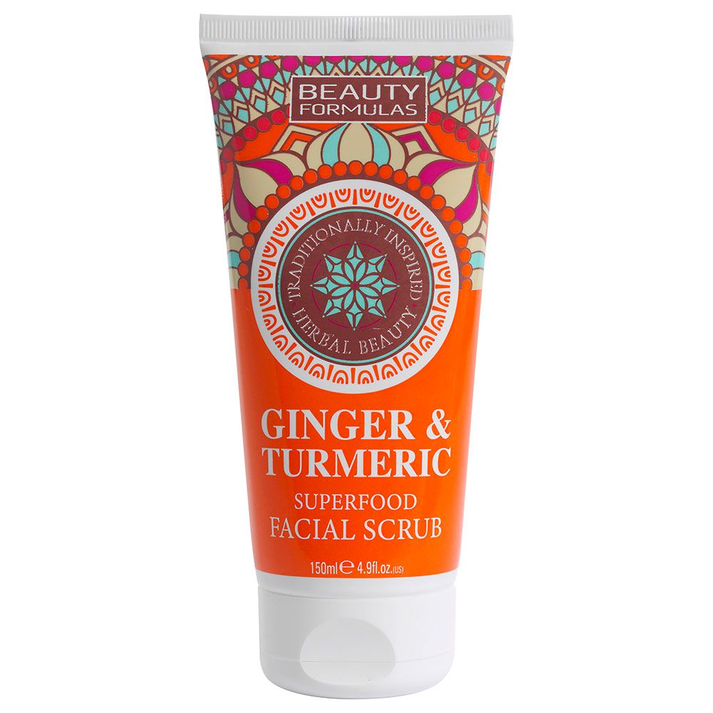 Beauty Formulas - Ginger & Turmeric Superfood Facial Scrub - 150ml