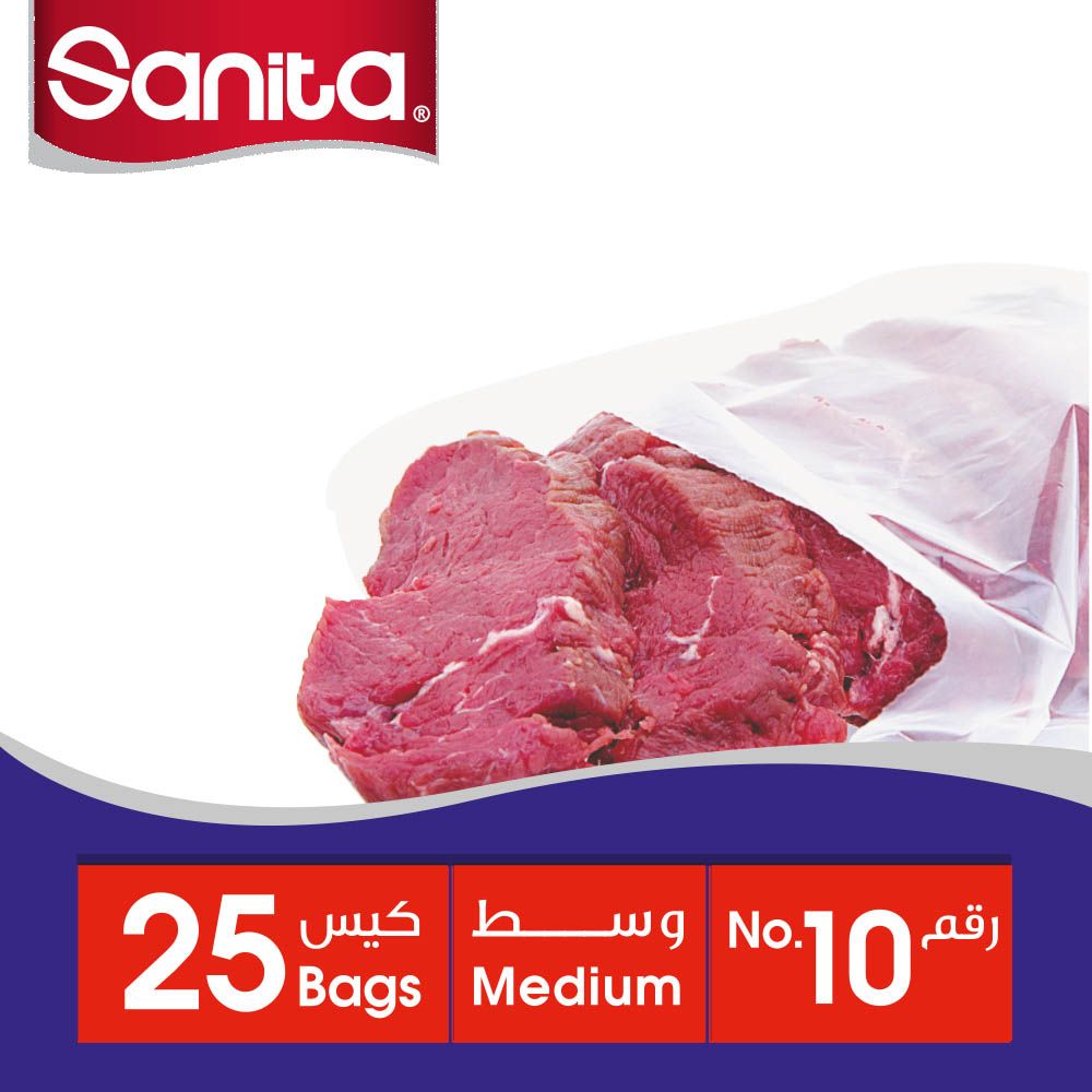 Sanita - Food Storage Bags Biodegradable No.10 - 25 Bags