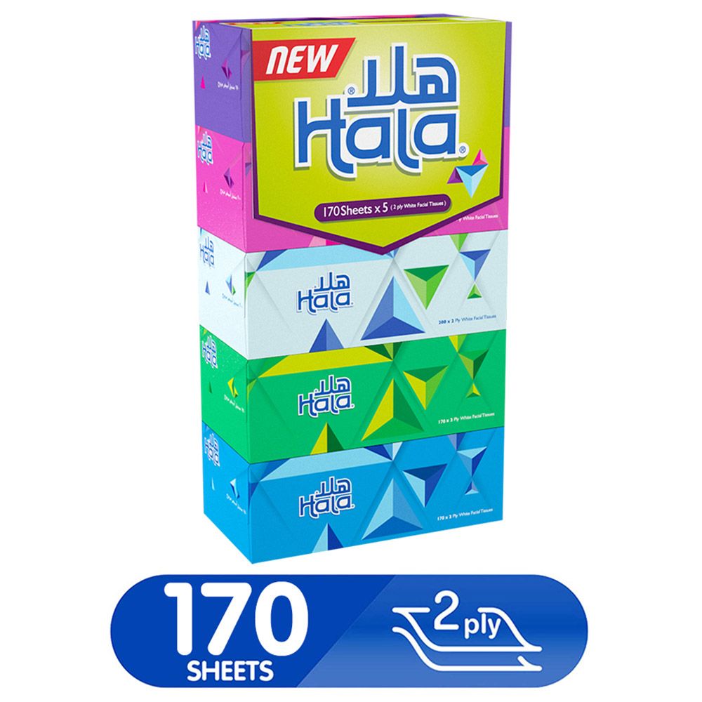 Hala - Facial Tissue - 170 Sheets