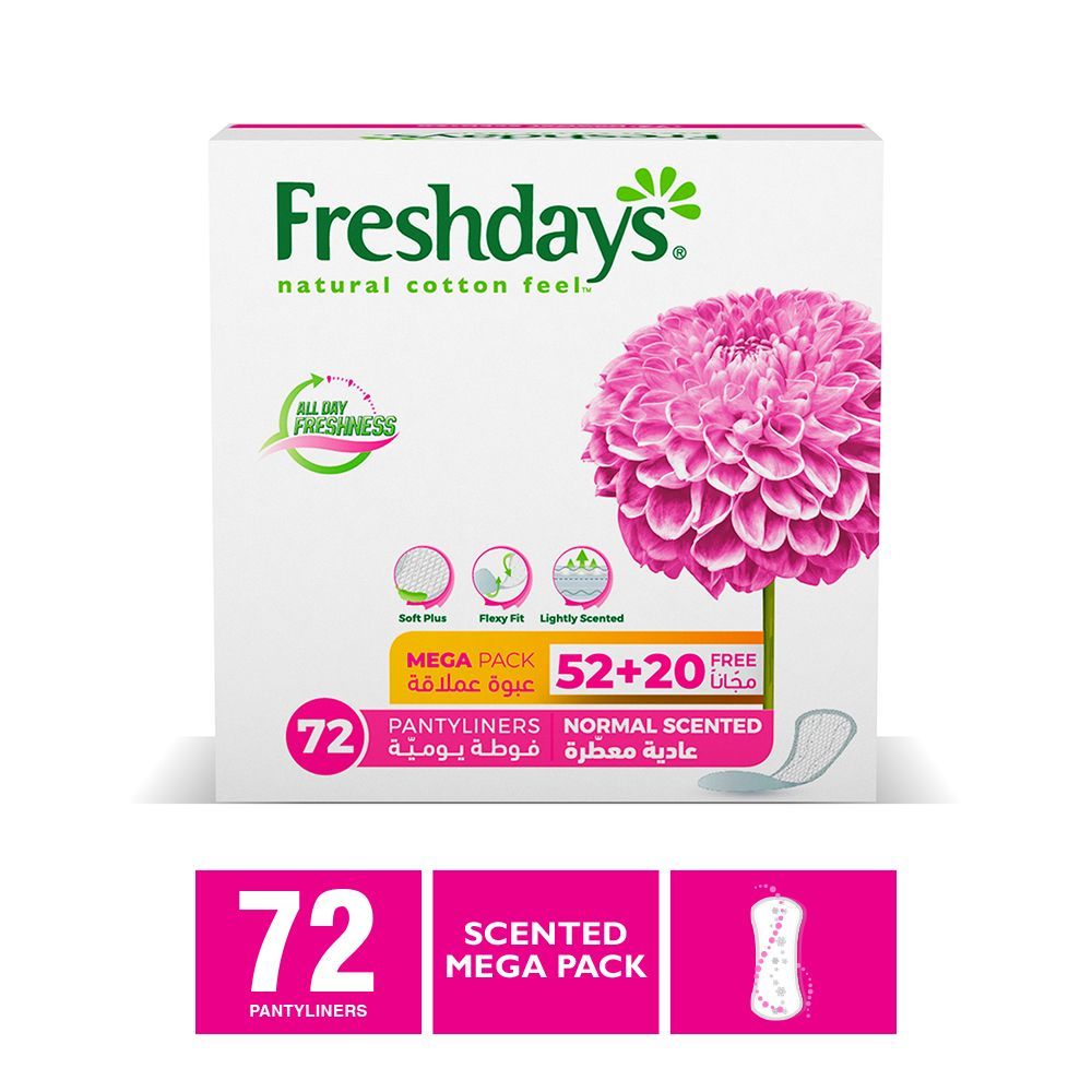 Freshdays Daily Liners Normal Scented 72 Pads