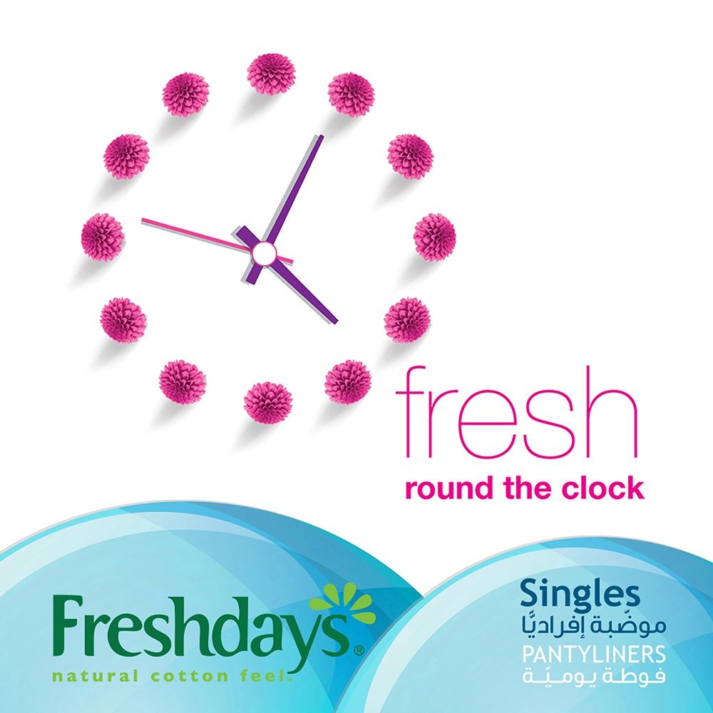 Freshdays - Daily Liners Normal Singles 34pcs