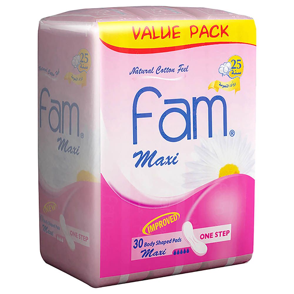 Fam - Sanitary Pad Without Wings Super - 30 Pads