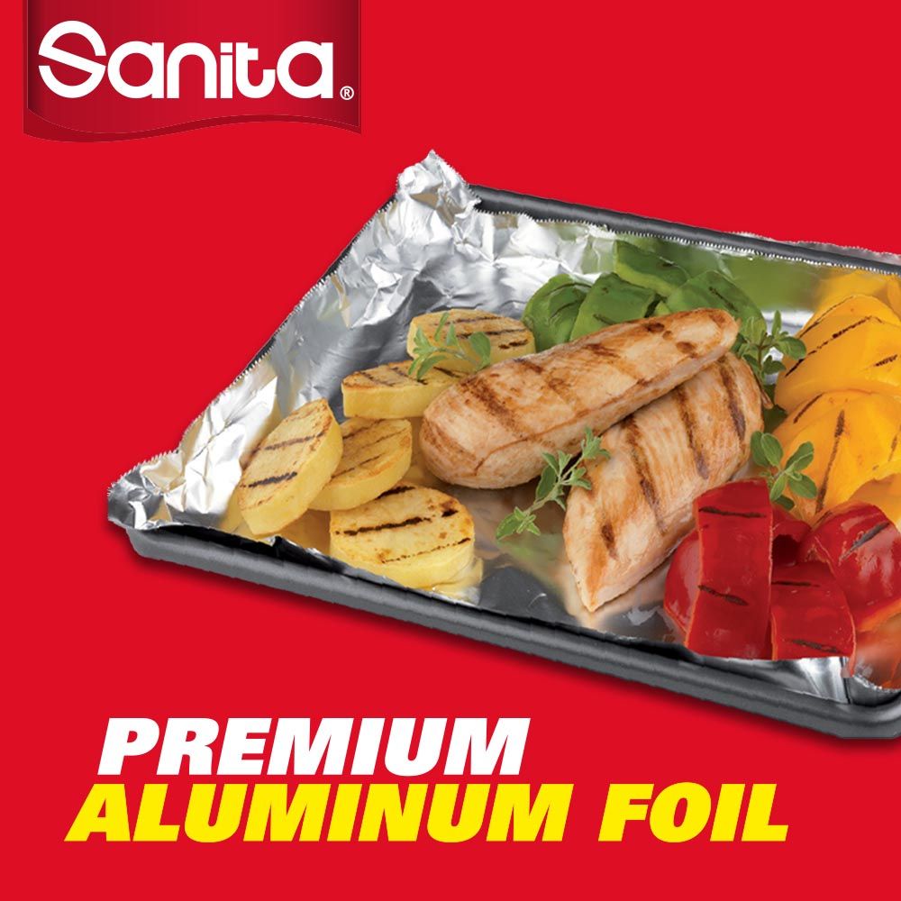 Sanita - Aluminum Foil 75 Sqft 2+1 Free Roll