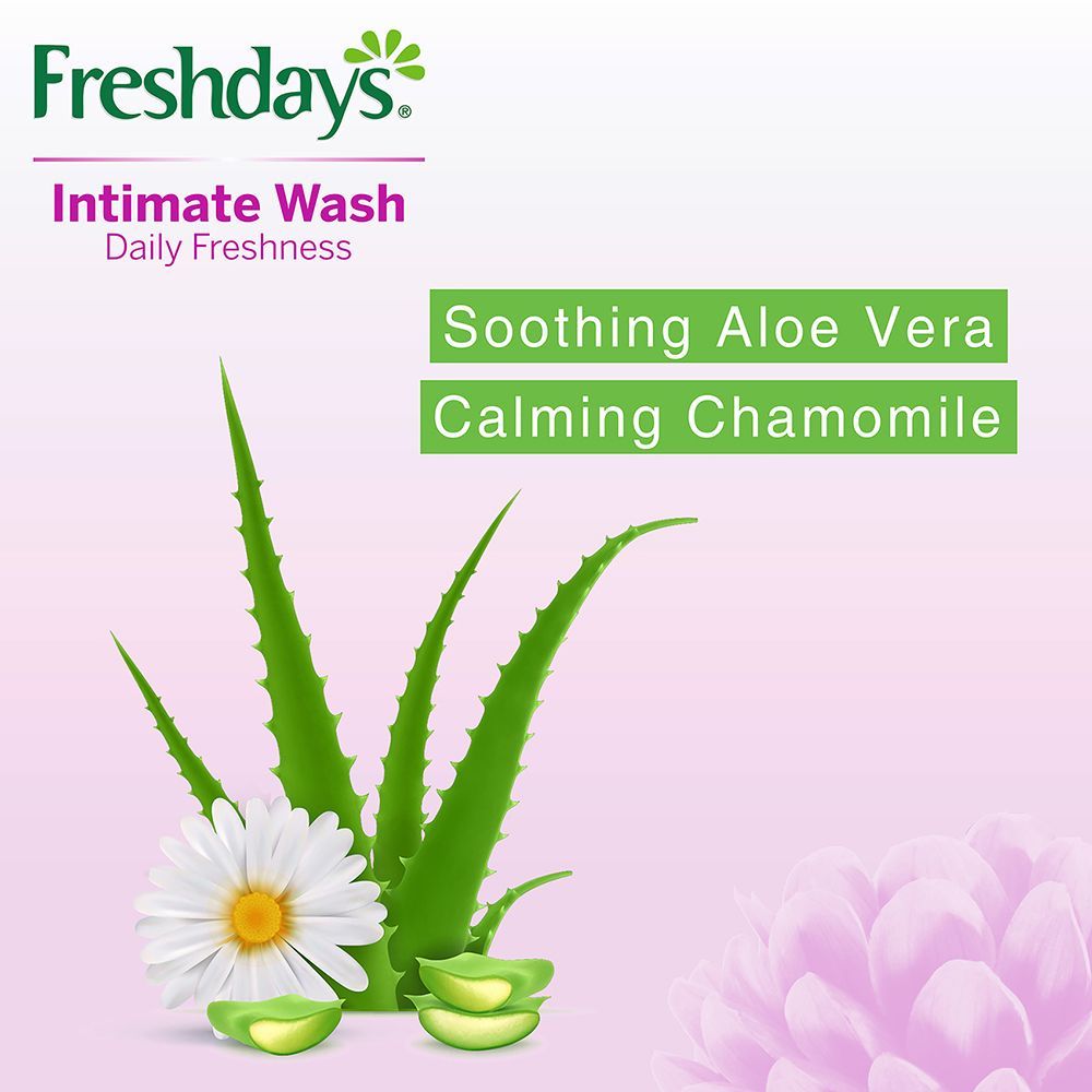 Freshdays - Daily Intimate Wash With 100% Natural Actives 200ml