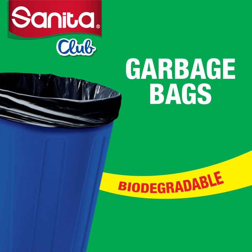 Sanita - Garbage Bags Biodegradable - 50 Gallons - 20 Bags X5