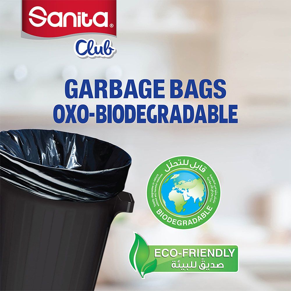 Sanita - Garbage Bags Biodegradable - 70 Gallons - 10 Bags X5