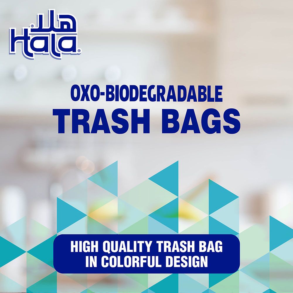 Hala - Trash Bags Biodegradable - 10 Gallons - 80 Bags