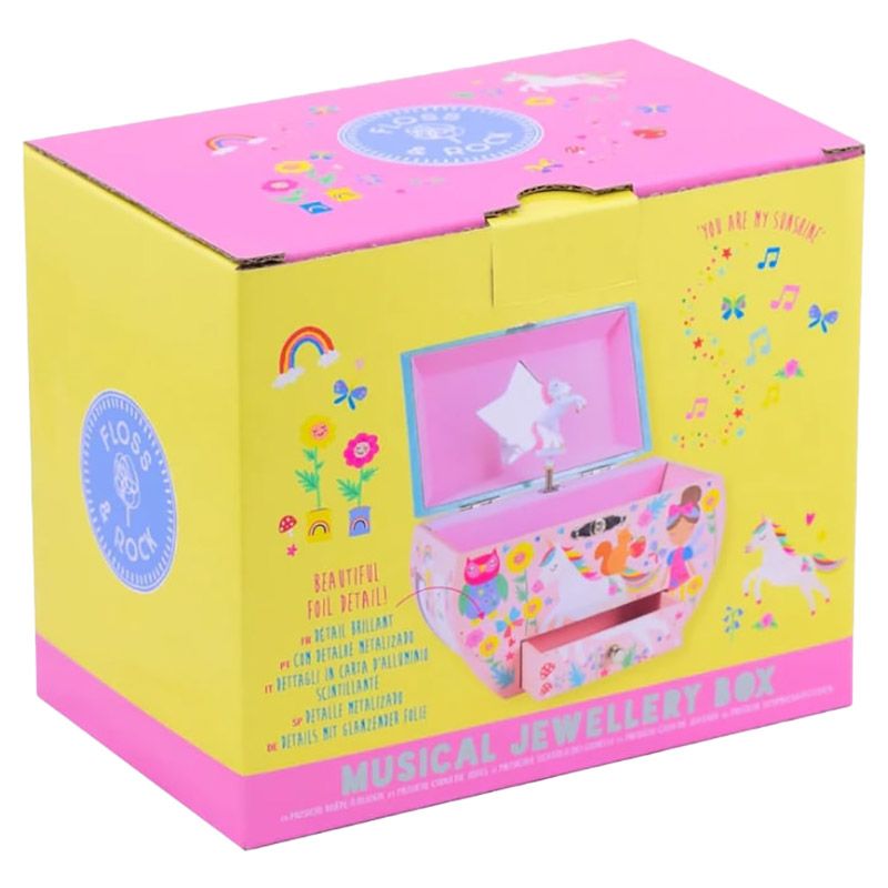 Floss & Rock - Rainbow Fairy Oval Jewellery Box