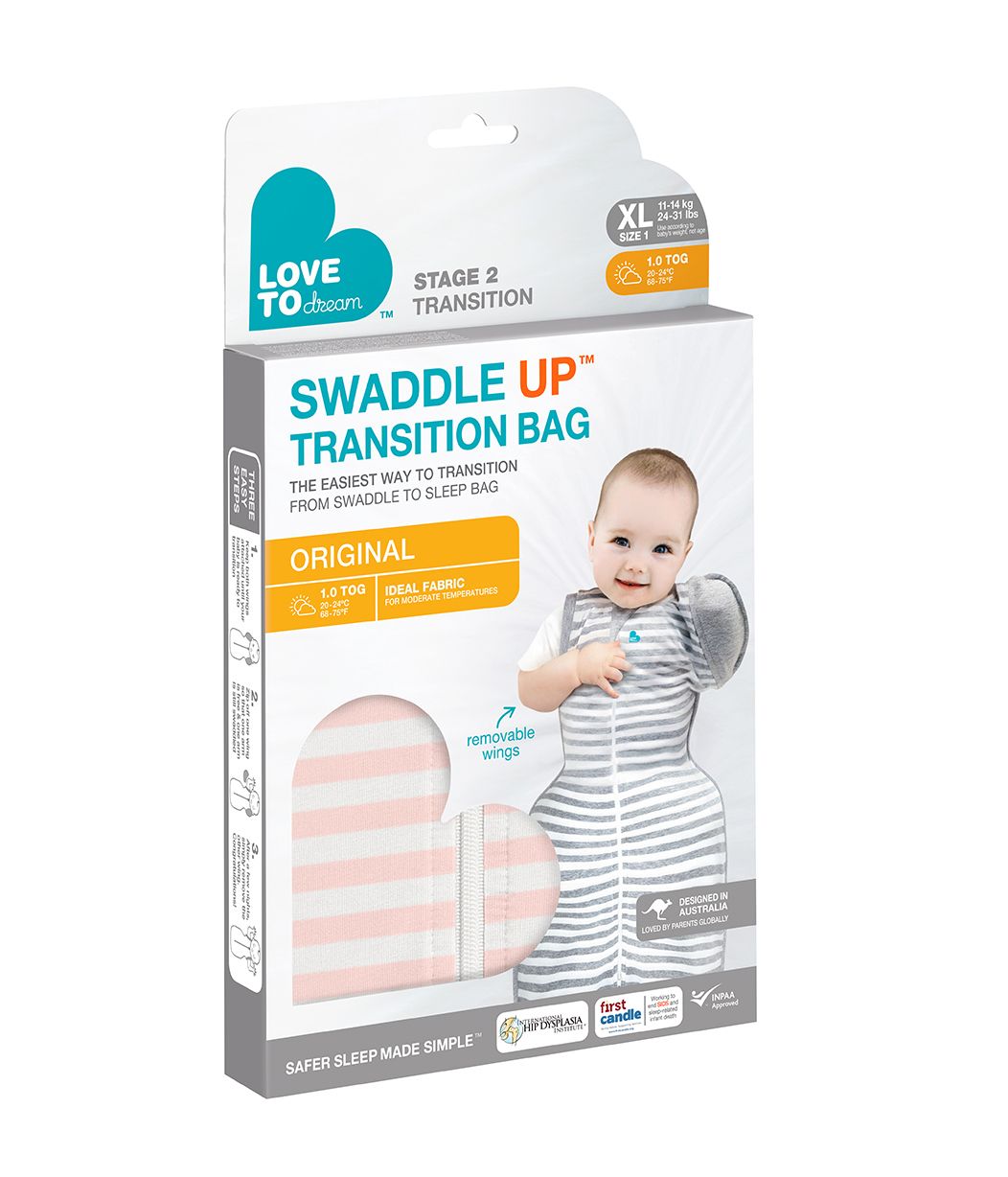 Love To Dream - Swaddle Up Transitional Bag Original Dusty - Pink