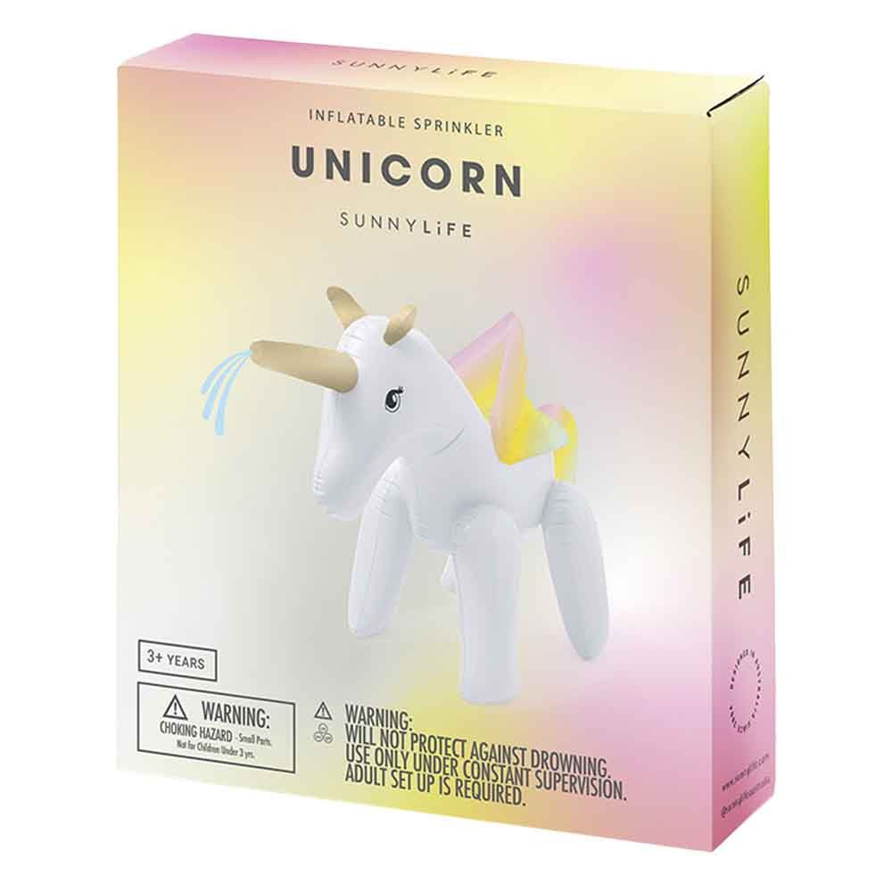 SunnyLife - Inflatable Sprinkler - Unicorn - Inflatable Play Pool