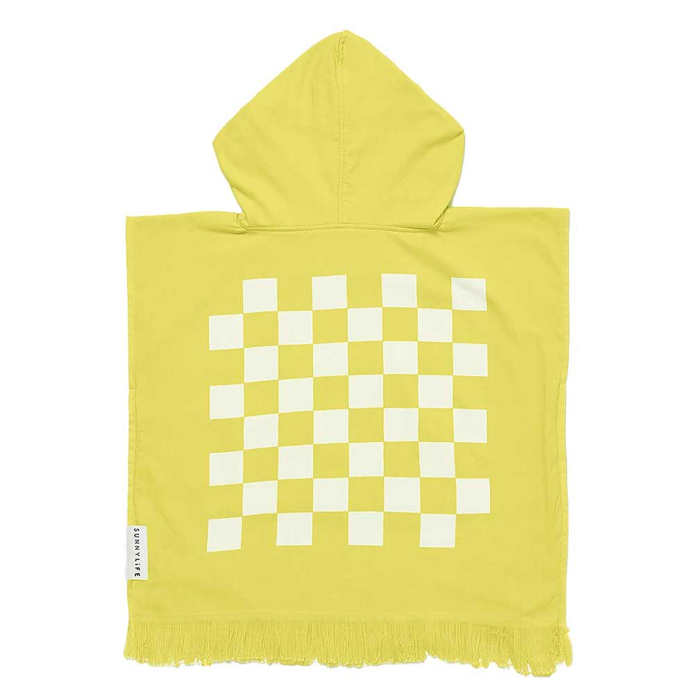 SunnyLife - Beach Games Hooded Towel - Checkerboard