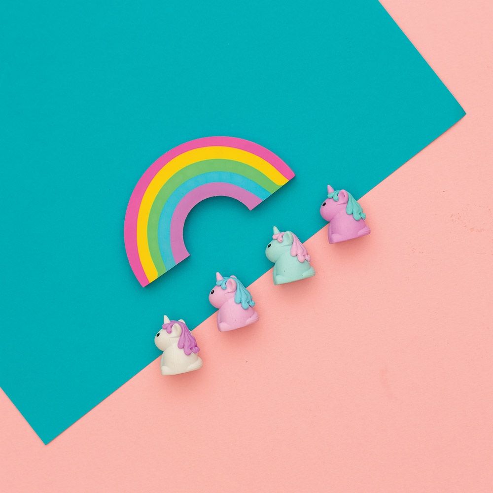 Ooly - Unique Unicorns Scented Erasers Set Of 5