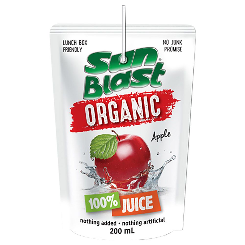 Sunblast - Pack of 10 Organic Apple Juice