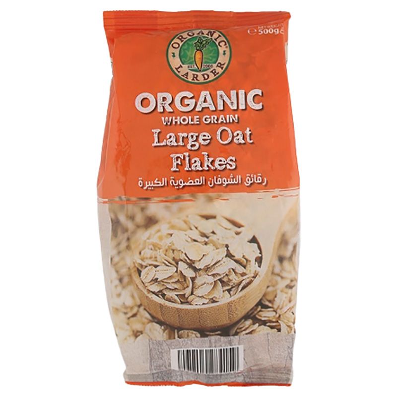 Organic Larder - Organic Oat Flakes - Large - 500g