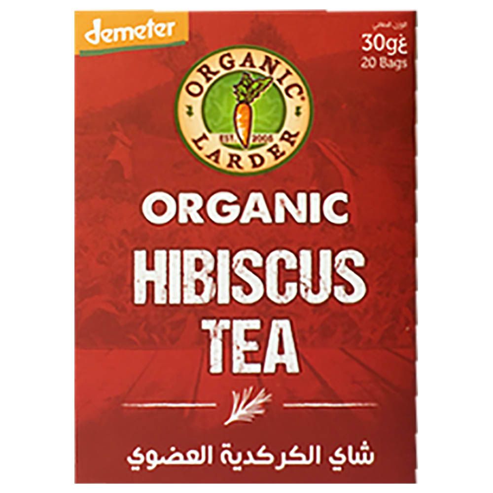 Organic Larder Tea Hibiscus 30g