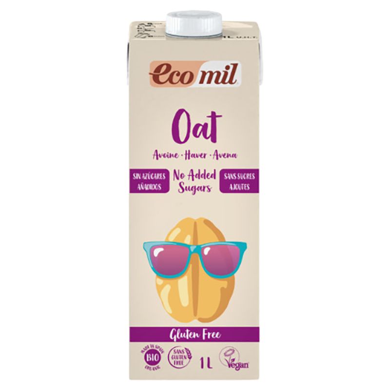 Ecomil - Oat Drink No Added Sugar Gluten Free - 1L