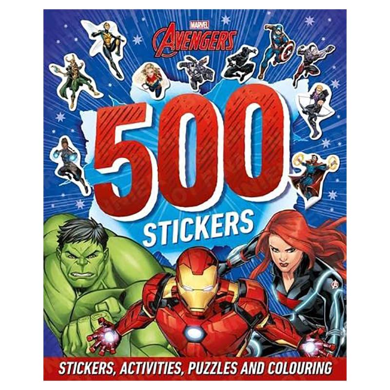 كتاب ملصقات Marvel Avengers 500 