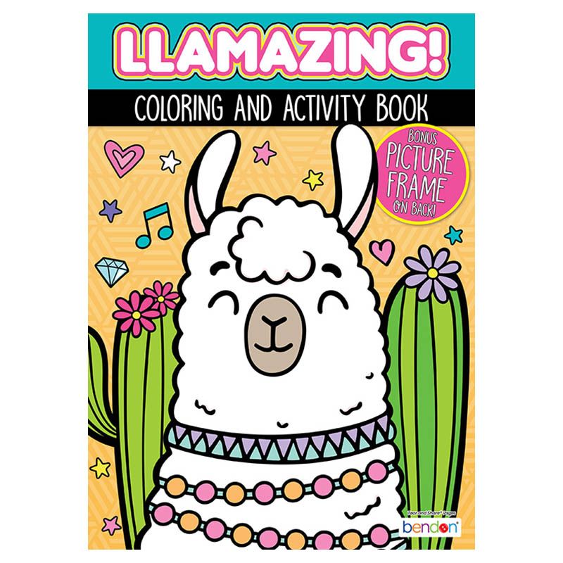 كتاب Llamazing Coloring And Activity Book