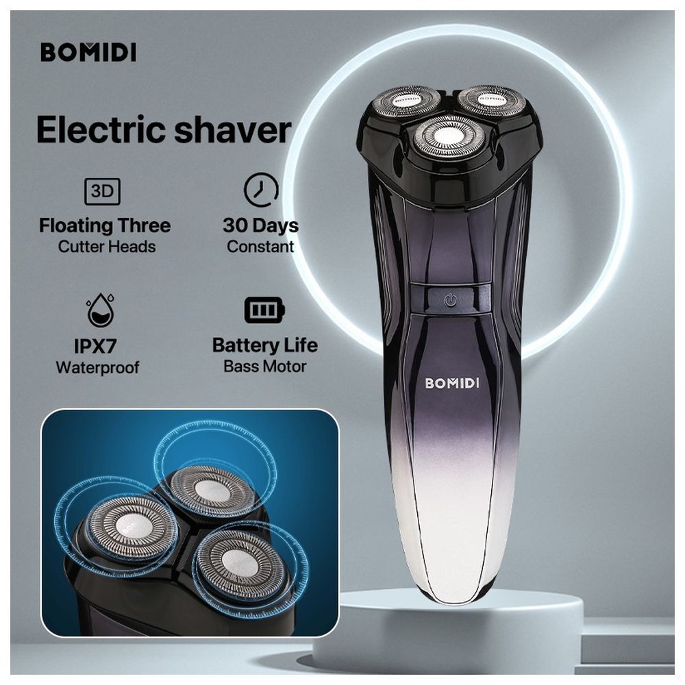 Bomidi - M5 Electric Shaver Beard Trimmer - Black