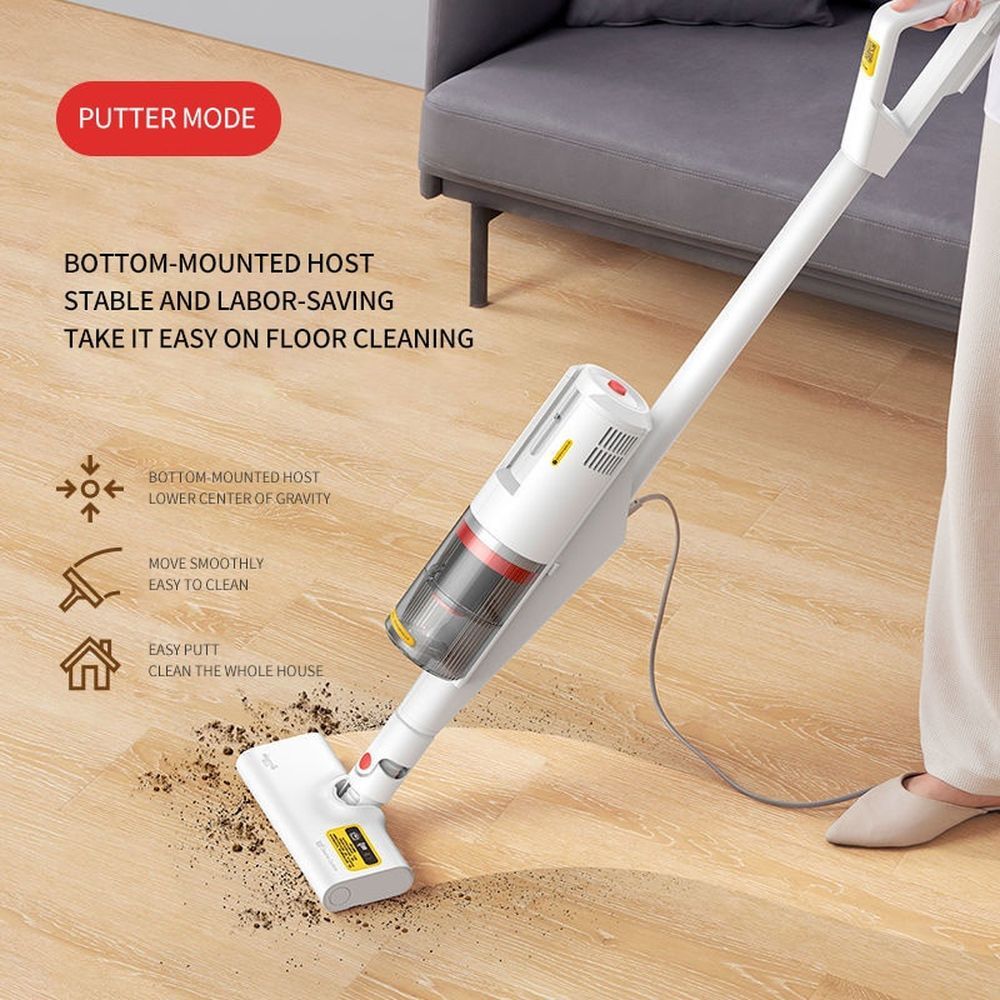 Deerma - 3-in-1 Portable Vacuum Cleaner - White