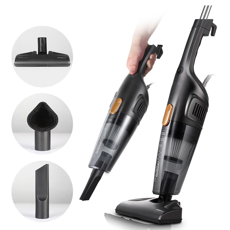 Deerma - 2-in-1 Handheld Vacuum Cleaner - Black