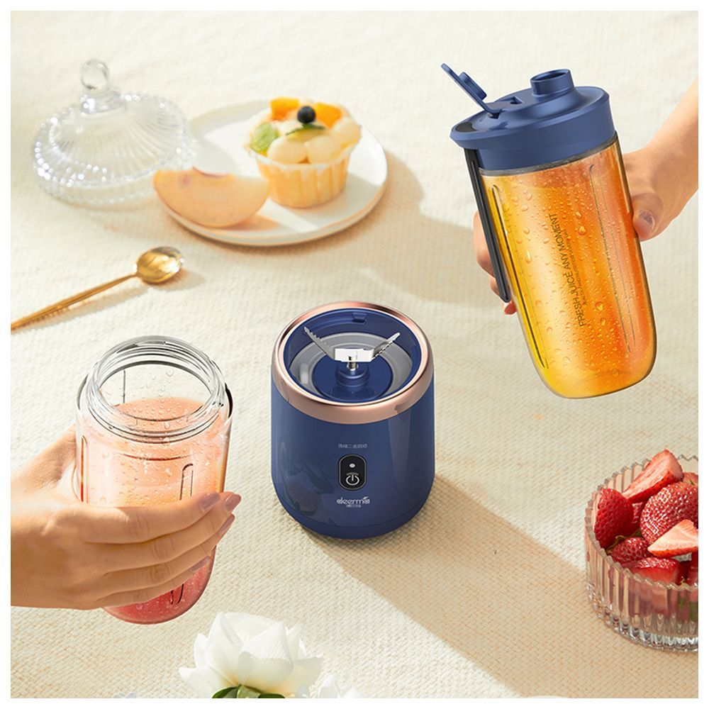 Deerma - NU06 Mini USB Blender Bottle - Blue