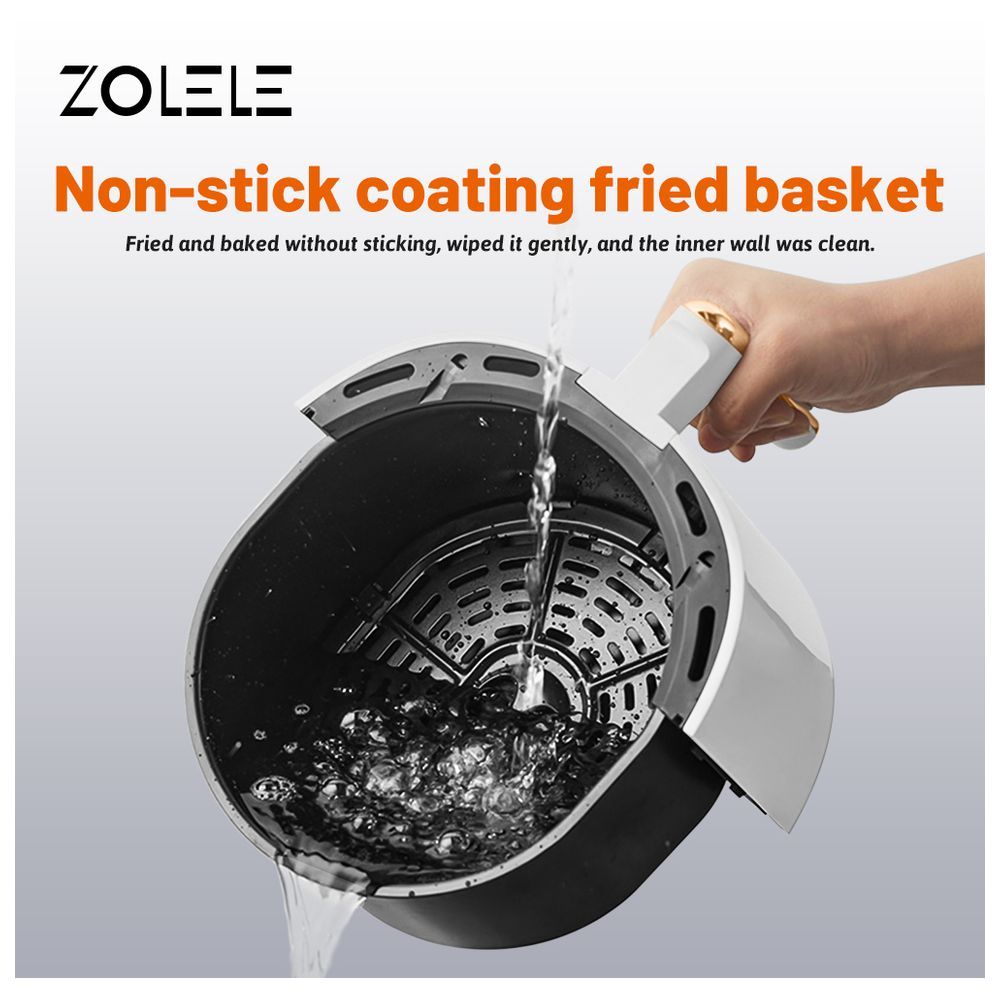 Zolele - ZA004 Electric Air Fryer - 4.5L - 1400W - White