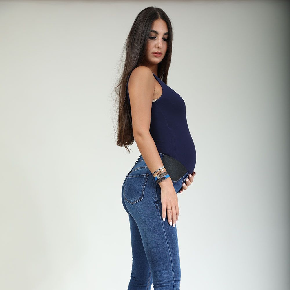 Oh9Shop - Bootcut Jeans - Blue