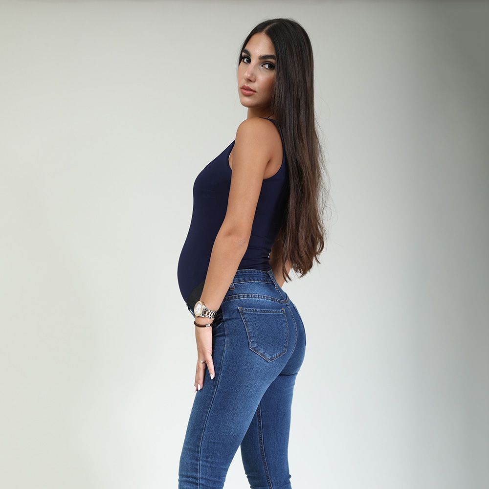 Oh9Shop - Bootcut Jeans - Blue