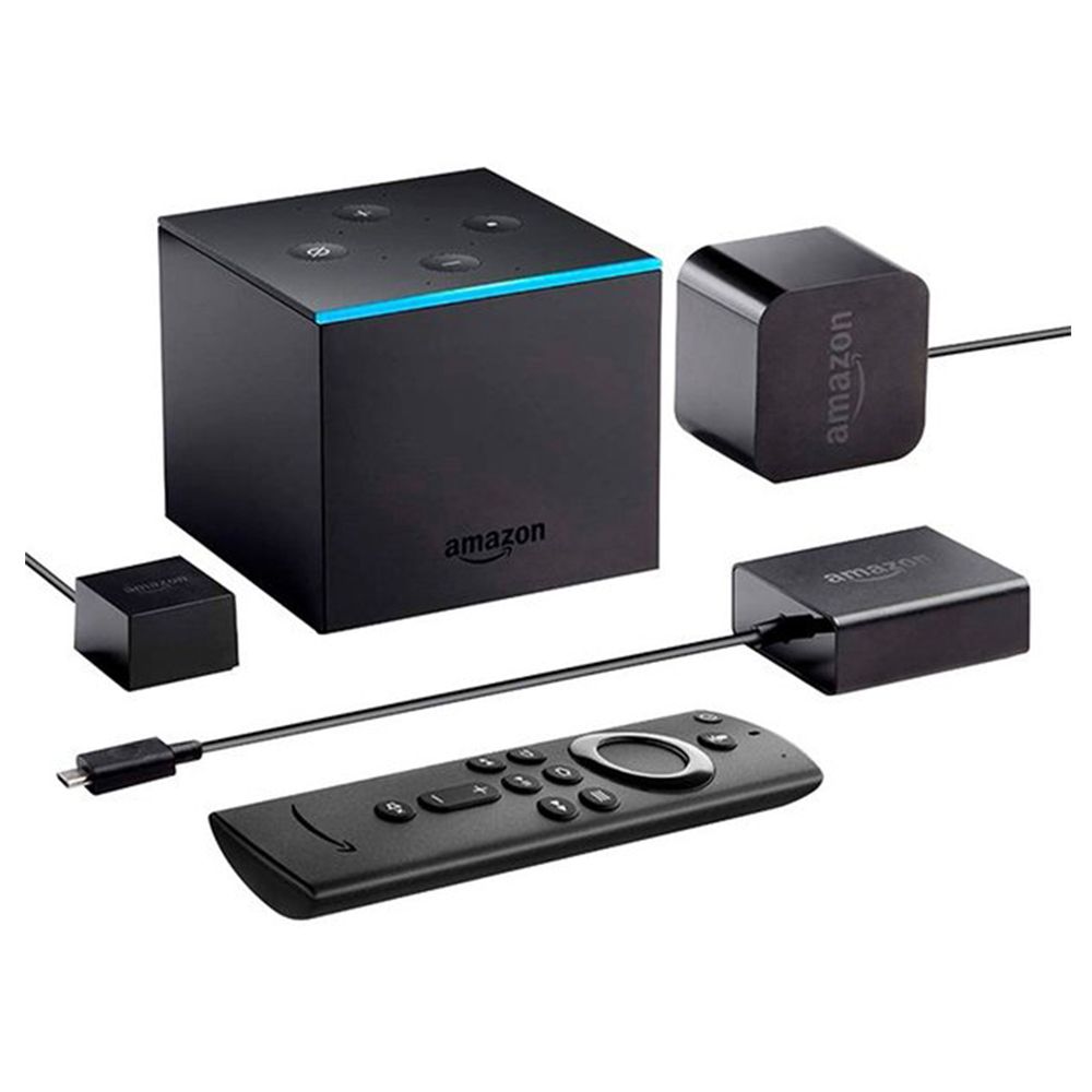 Amazon - Fire Cube 2nd Gen Streaming Media W/ Voice Remote