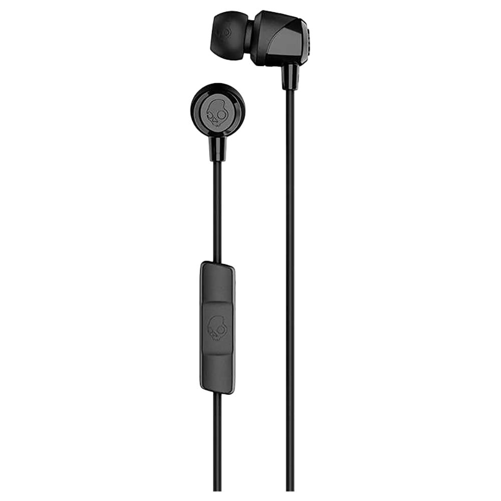 Skullcandy - Jib In-Ear Headphones With Mic - Black/Black 