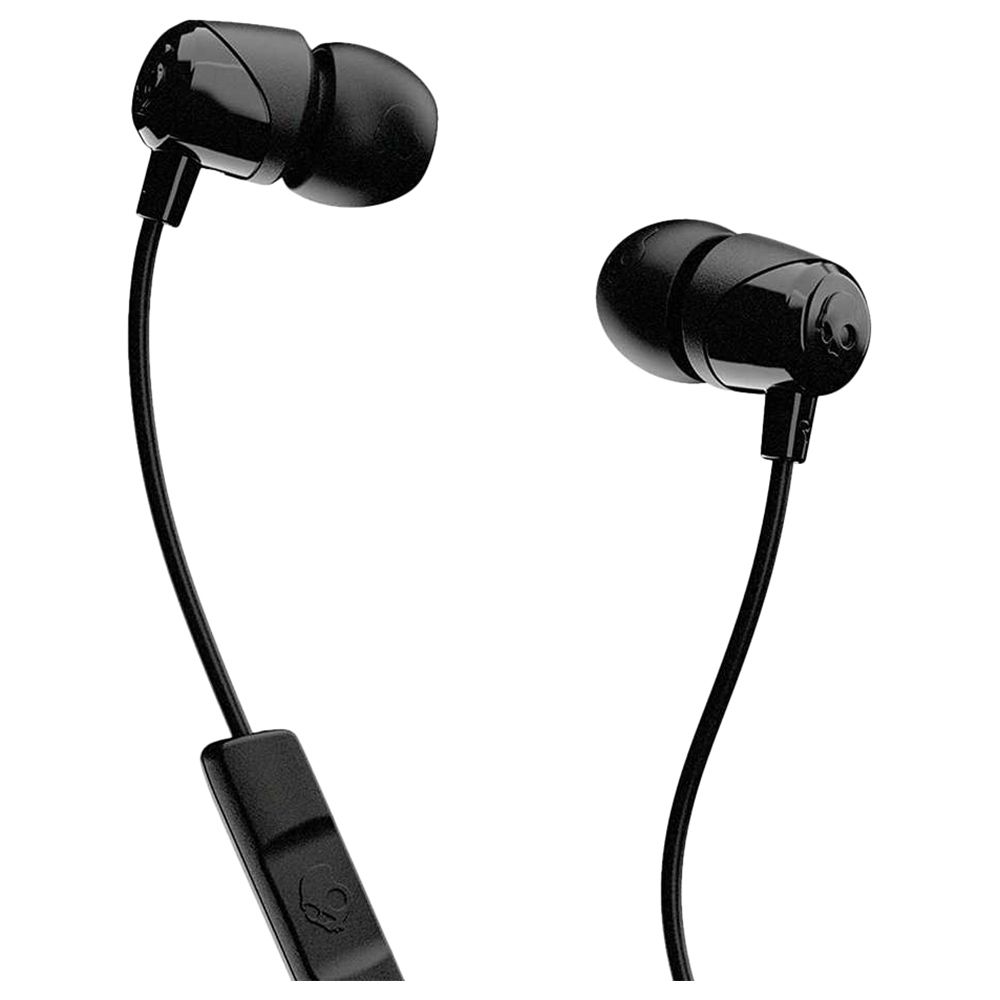 Skullcandy - Jib In-Ear Headphones With Mic - Black/Black 