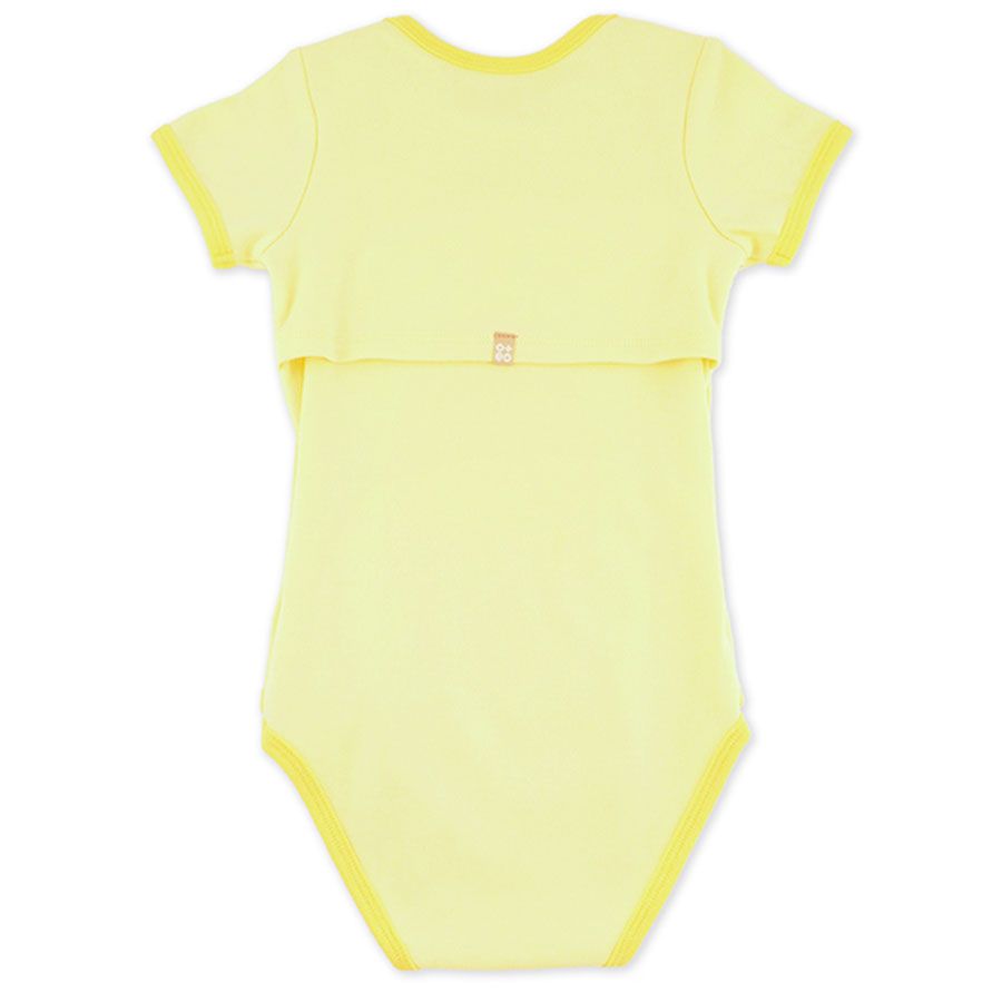 Oeteo - Easyeo Classic Short Sleeve Romper Sandy - Yellow