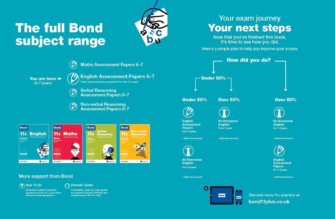 Bond 11+ Assessment Papers English 6-7 Years