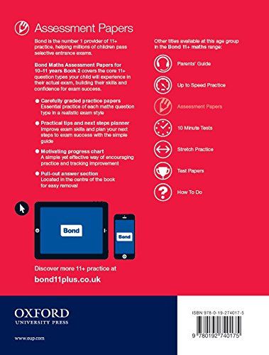 Bond 11+ Assessment Paper Maths 10-11+Bk2