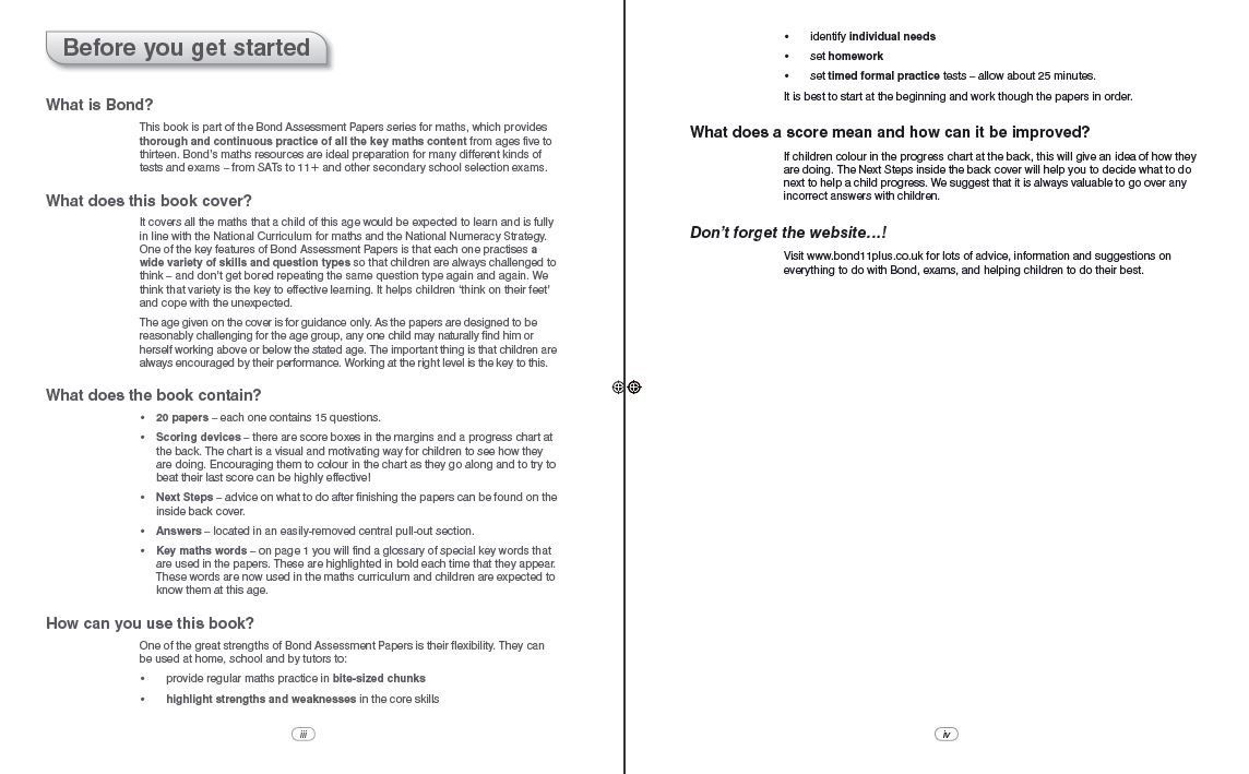 Bond 11+ Assessment Papers Maths 5-6 Yrs