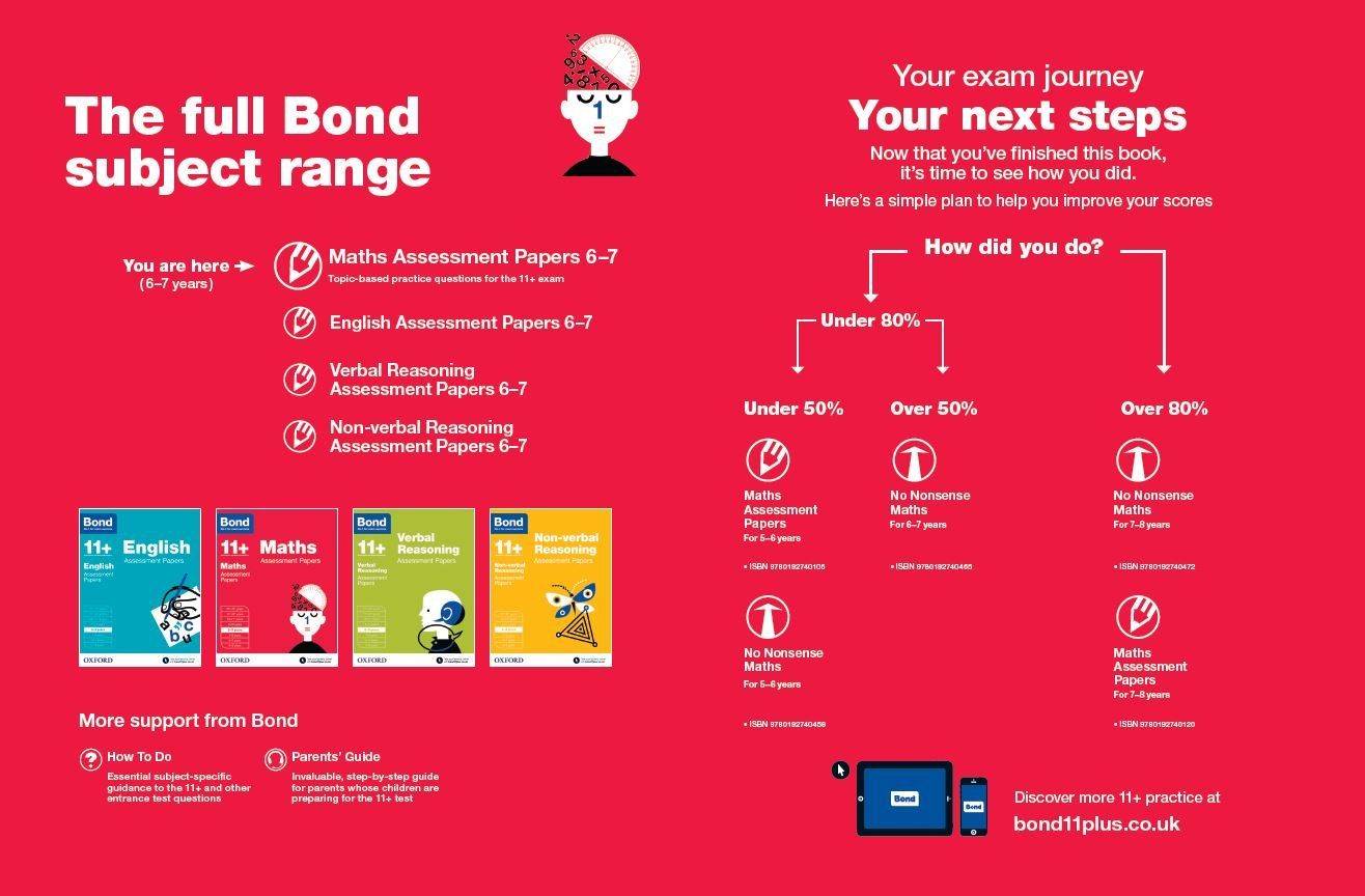 Bond 11+ Assessment Papers Maths 6-7 Yrs